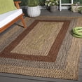 thumbnail image 4 of Safavieh Braided 6'-0" x 9'-0" Hand Woven Rug in Brown / Gold, 4 of 18