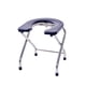 thumbnail image 2 of Asiento de inodoro plegable Yinane multifuncional cómodo esmerilado fácil de lavar silla de ducha Taburete portátil antideslizante Negro 38cm Alto Asiento de inodoro en cuclillas, 2 of 8