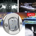 thumbnail image 3 of koolsoo Round 3 Inch Marine Boat LED Cabin Courtesy Light Transom Lights 6 LED Blue, 3 of 9
