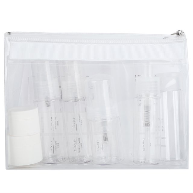 Juego de botellas de loción de recarga, 8 piezas/juego de botellas dispensadoras, botellas dispensadoras portátiles, botellas de recarga, funcionamiento suave