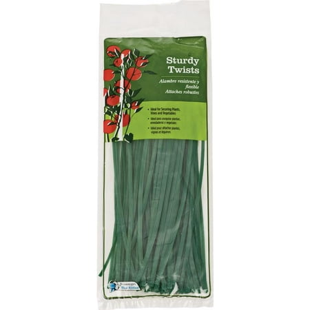 

Gardener s Blue Ribbon T002A Twist Plant Tie 8 in L Plastic