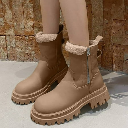 

Fashion Winter Women Waterproof Hiking Boot Shoes Cotton Short Shoes Boots Ankle For Women Cotton Short Shoes