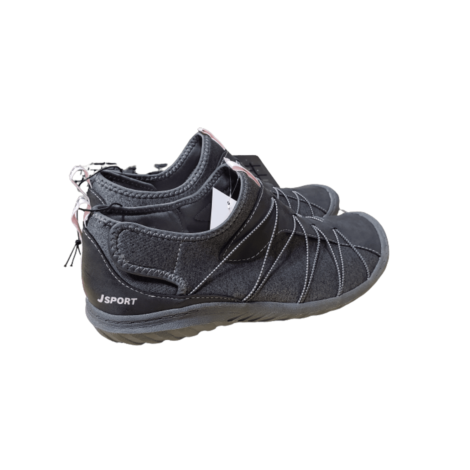 JSPORT Ladies Sprint Slip On In Charcoal, 9