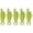 Yellow/5 Pcs, variant on Fish Mouth Sewing Machine Needle Threader, Automatic Sewing Needle Threader, Simple Needle Threader Tool, Quick Sewing Machine Cycle Simple Needle Threader Tool (Green/5 Pcs) 0.31x1.22"