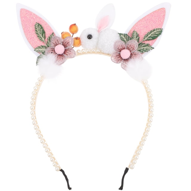 Miangastore Bunny Ear Headband Rabbit Ear Hairband Girl Headband Easter Party Supply