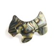 thumbnail image 1 of French Amie Scottish Dog Puppy Onyx Silver Grey Small 2"" Celuloide Hecho a mano Clip de pelo automático Barrette para mujeres y niñas Hecho en Francia, 1 of 5