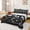 Black 04, variant on Feelyou Sketch Ice Hockey Twin Sheets for Boys, Rink Skate Helmet Bedding, Black White, 3pcs, 1 Flat Sheet, 1 Fitted Sheet and 1 Pillowcase