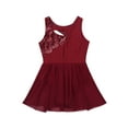 thumbnail image 5 of iiniim Big Girls Lyrical Dance Dress Shiny Sequins Cutout Keyhole Skirt Leotard Dancewear, 5 of 7