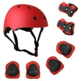 thumbnail image 3 of Kids 7 in 1 Helmet and Pads Set Adjustable Kids Knee Pads Elbow Pads Wrist Guards for Scooter Skateboard Roller Skating Cycling, 3 of 7