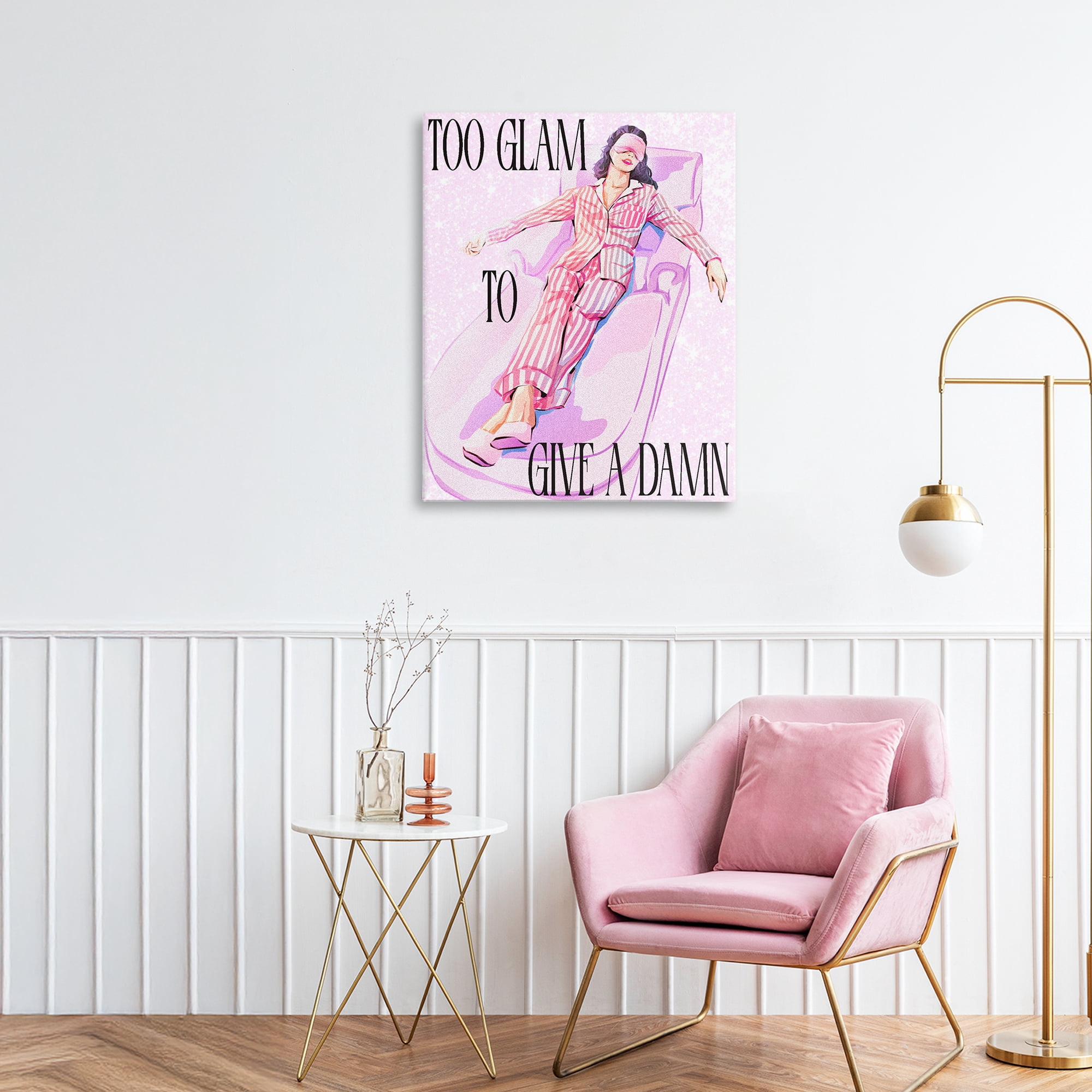 Stupell Industries To Glam To Care Canvas Wall Art, design by Ziwei Li