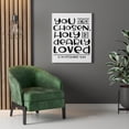 thumbnail image 3 of Scripture Walls  You Are Chosen Colossians 3:12 Bible Verse Canvas Christian Wall Art Ready to Hang Unframed, 3 of 12