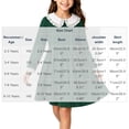 thumbnail image 3 of hotojiny Girl Long Sleeve Dress Lace Trim Collared Fall Clothes Knee Length Flowy A-Line Corduroy Dresses Children Clothes(Army Green,2-3 Years), 3 of 9