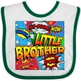 thumbnail image 3 of Inktastic Little Brother Comic Book Boys Baby Bib, 3 of 4