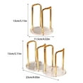 thumbnail image 2 of pitrice Cup Rack Easy Installation Durable For Tea Cups Organizer Cup Dispenser Holder Paper Cup Dispenser silver only, 2 of 6