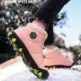 thumbnail image 5 of IROINNID Kids Winter Plush Running Shoes Children's Warm Lace-Up Soft Sole Non-Slip PU Boots, 5 of 7