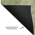thumbnail image 5 of Addison Rugs Mayfield Premium Machine Washable Transitional Floral Sage Rectangle Rug, 9' x 12', 5 of 7