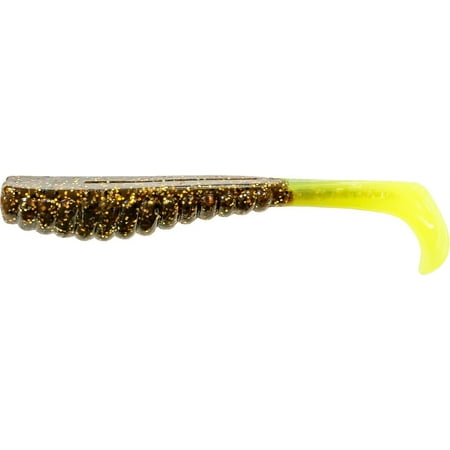 UPC: 0879020009733 | Z Man Swimmin Trout Trick3.5 Rootbeer/Chart Tail 6pk