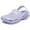 Purple, variant on Unisex Garden Clogs Slip-on Garden Shoes Lightweight Summer Beach Sandals Outdoor Beach Slippers Anti-Slip Water Shoes