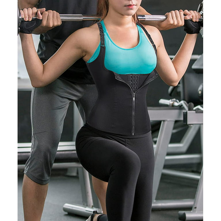 Women Waist Trainer Corset Vest Tummy Control Cincher Slimming Body Shaper  Adjustable Workout Tank Top