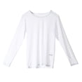 thumbnail image 1 of Mialoley Men Spring Top Shirt, Solid Sexy Long Sleeve Round Neck Sheer T-Shirt, 1 of 5