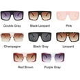 thumbnail image 4 of Fashion Pink Sunglasses Women Oversized Big Frame Sun Glasses Female Luxury Designer Vintage Gradient Oculos, 4 of 6