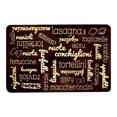 thumbnail image 1 of Mantel Individual Sybel Chocolate Pastas 44 cm x 29 cm Café, 1 of 1