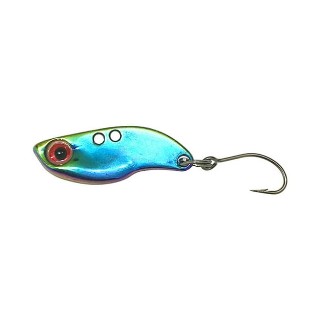 freestylehome Trout Spoons Kit Sequins Trembling for Wobbler Fishing Lure  Mini Crankbait for Spinner Baits for Freshwater Saltwater Bass Colorful  2.5g 1Set 