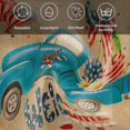 thumbnail image 6 of 4th of July Cloth Napkins, Blue Truck Balloon Floral Independence Day Washable and Reusable Dinner Napkins Set of 6, Table Napkin for Kitchen Party Birthday Wedding Hotel Housewarming 20"x20", 6 of 9