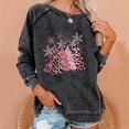 thumbnail image 2 of JINMGG Womens Plus Size $5, Christmas Tops for Women Fashion Women Print Long Sleeve Comfortable Breathable Round-Neck Sweatshirt, 2 of 5