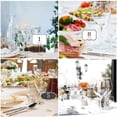 thumbnail image 4 of Table Number Display Solutions, Elegant Gold Metal Holders For Wedding Banquet Buffet Tables, Reusable Event Decor, Picture Holders For Tables, Perfect For 4X6 Cards, Lightweight, 4 of 7