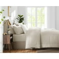 thumbnail image 4 of Juego de edredón CozyLux Beige Queen de 7 piezas para todas las estaciones, 4 of 8