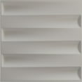 thumbnail image 5 of Ekena Millwork 19 5/8"W x 19 5/8"H Naomi EnduraWall Decorative 3D Wall Panel, Universal Metallic Carbon Mist (Covers 2.67 Sq. Ft.), 5 of 6