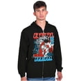 thumbnail image 5 of Cool Kanji Street Fighter Retro Ryu Zip Up Hoodie Men's Women's Brisco Brands L, 5 of 6