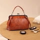 thumbnail image 5 of Xihbxyly Elegante Bolso Geométrico Vintage de Piel Sintética, Bandolera de Gran Capacidad, con Cierre de Hebilla, Imprescindible para El Día a Día de Mujer, Correa Ajustable Incluida., 5 of 6