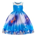 thumbnail image 2 of Aayomet Girls Dresses Flower Girls Dresses Toddler Princess Wedding Party Dress,Sky Blue 8-9 Years, 2 of 4