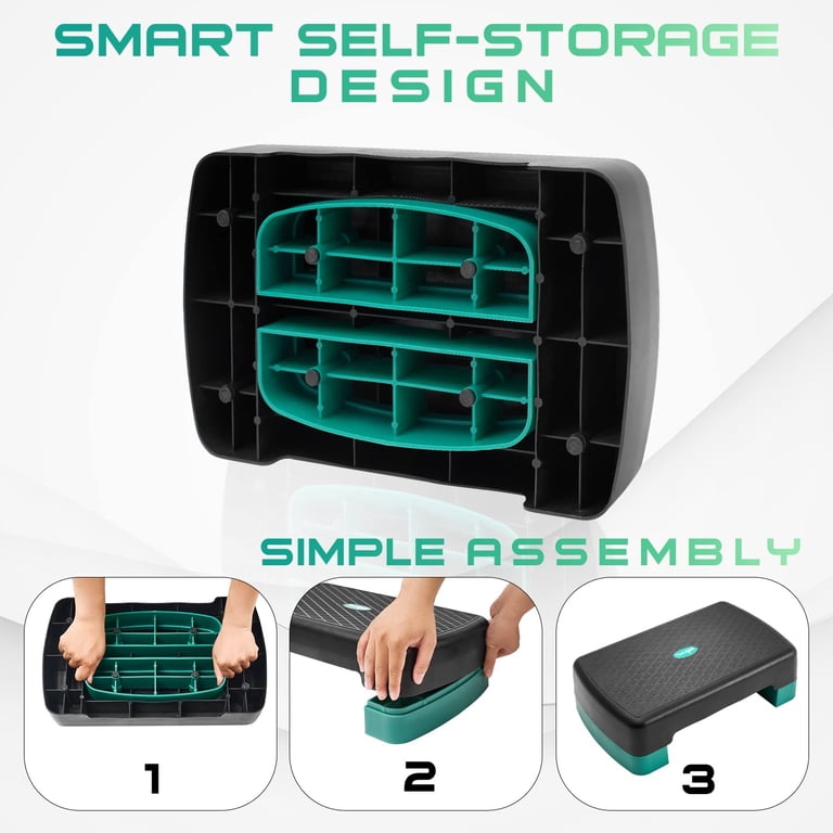 Yes4All 18.9" Aerobic Step Platform with 2 Risers photo 2