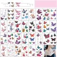 thumbnail image 3 of Pegatinas De Tatuaje De Mariposa , Dibujos Animados , Decorativas Regalos De Papelería, 3 of 4