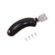 thumbnail image 1 of Pastilla de freno trasera ajustable de plástico resistente para patinete infantil de 3 ruedas negro 2cm, 1 of 7