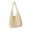 Beige, variant on Hand-woven Soft Large Straw Shoulder Bag Boho Straw Handle Tote Retro Summer Beach Bag Rattan Handbag