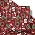 thumbnail image 2 of Christmas Tree Wrapping Paper Roll Elegant Gold Xmas Tree Gift Wrap Paper for Holiday Gifts, Party, DIY Crafts, 58x23in, 1 Roll, 2 of 7