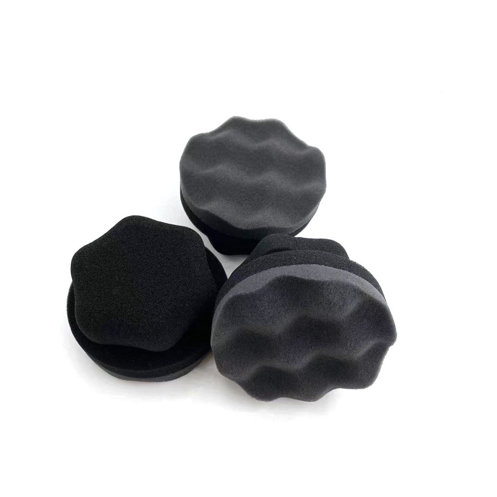 Lot De 5 éponges Applicatrices Pour Pneus – Forme U, Double Face, Pour Nettoyage, Cirage, Brillance Des Jantes Et Pneus