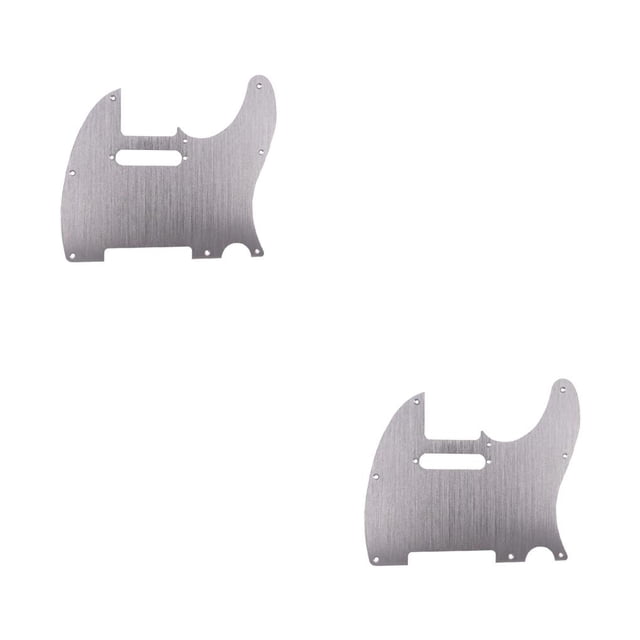 Injueey Guitar Pickguard Aluminum Alloy Good Stability Coated Cover Plate Surface Guard High Front Scratch Wear-resistant Strength Astilla 2Conjunto
