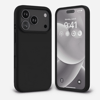 iPhone 11 Pro Max Silicone Case - Black - Walmart.com
