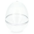 thumbnail image 2 of Set of 3 Clear Plastic Standing Egg Ornaments 3.58 Inches (91 mm), 2 of 5