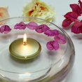 thumbnail image 3 of Zest Candle 12-Piece Floating Candles, 3-Inch, Metallic Gold, 3 of 6