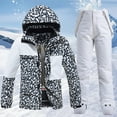 thumbnail image 2 of CONZONE Mens Ski Suits Casual Men's Snowboarding Set Fashion Graphic Windproof Jacket Pants Thick Skiing Suit for Men Warm Thermal Winter Snowsuits, 2 of 9