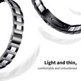 thumbnail image 3 of ANTHOUSE band Compatible with Apple Watch Band 38mm 40mm 41mm, Slim Stainless Steel Metal Black Replacement Strap for iWatch Series 8 7 6 5 4 3 2 1 & SE for Women (Black, 38mm 40mm 41mm), 3 of 11