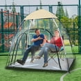 thumbnail image 3 of Sports Tent, Super Large 1-3 Person Transparent Waterproof Tent, Outdoor Clean Bubble Tent, rain shelter for Watching Sports Events, Camping, Fishing, 3 of 7