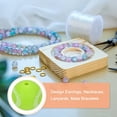 thumbnail image 5 of 35-Pack Sports Ball Beads 15mm Green Round Loose Rubber Baseball Beads for DIY Crafts/Bracelet/Necklace, 5 of 7