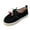 #0085-Black, variant on Xucatan Women's Suede Flat Moccasin Mules with Beaded Casual Comfortable Round Toe Soft Sole Slip On Clogs for Daily Work Anti-Slip Walking Slides Comfortable Casual Wear Gift
